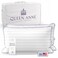 Queen Anne Hotel Pillows King Size Bed Pillows for Sleeping Set of 2 Adjustable Luxury Down Alternative for Side Back Sleepers Soft Support Cooling Hypoallergenic Made in USA