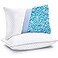 VVZ Cooling Bed Pillows Standard Size Set of 2Shredded Memory Foam Pillows with Gel Adjustable Firmness for Side Back Stomach Sleepers 20x26 White