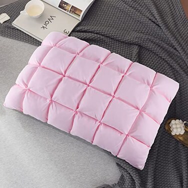 YOUR MOON Super Support Soft DownAlternative Pillow King Size Fluffy Soft Luxury Hotel Gel Sleeping Pillows Bed Pillows for Side SleepersPink