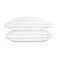 Globon Luxury Feather Down Pillow Standard Queen SizeFirm Gusseted Bed Pillows for Sleeping Hotel Collection Fluffy Pillow18X26 Set of 2