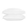 Globon Luxury Feather Down Pillow Standard Queen SizeFirm Gusseted Bed Pillows for Sleeping Hotel Collection Fluffy Pillow18X26 Set of 2