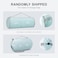 urnexttour Travel Pillow and Blanket Set Neck Pillows Soft Blankets with Sleep Mask Travel Essentials for Airplane Car Memory Foam Blue Green