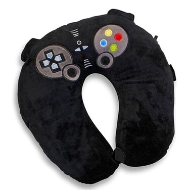 Top Trenz Microbead U Shaped Travel Pillow Video Game Controller