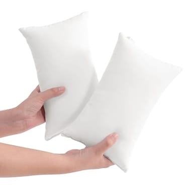 NTBAY Tiny Pillows Down Alternative 7x11 Microfiber Mini Pillow for Travel Pets Soft Machine Washable Small Pillows for Neck Wrist Lumbar and Knee White