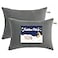 NTBAY Toddler Pillows Down Alternative 13x18 Pillow Machine Washable Soft and Breathable Travel Small Pillows for Sleeping Ideal for Daycare Crib Cot Dark Grey
