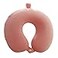 GDEOUP Travel Pillow Memory Foam Neck Pillow Support PillowLuxury Compact Lightweight Quick Pack for CampingSleeping Rest Cushion Pink