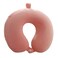 GDEOUP Travel Pillow Memory Foam Neck Pillow Support PillowLuxury Compact Lightweight Quick Pack for CampingSleeping Rest Cushion Pink