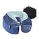 Cabeau Softest Neck Pillow Ever for Travel Evolution Earth Deluxe 360 Head Neck and Chin Support for Sleeping Sustainable Memory Foam Buttery Soft Fabric with Compact Carrying Case Water