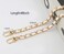 123Arts Chain Strap Iron Replacement Strap Handbag Shoulder Bag Strap Bag Accessories48 Inches