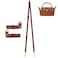 RYYXZXL Leather Purse Straps Replacement Shoulder Strap Leather Adjustable Crossbody Strap Suitable for Long champ HandbagsBrowngold Hardware
