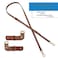 RYYXZXL Leather Purse Straps Replacement Shoulder Strap Leather Adjustable Crossbody Strap Suitable for Long champ HandbagsBrowngold Hardware