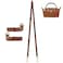 RYYXZXL Leather Purse Straps Replacement Shoulder Strap Leather Adjustable Crossbody Strap Suitable for Long champ HandbagsBrowngold Hardware