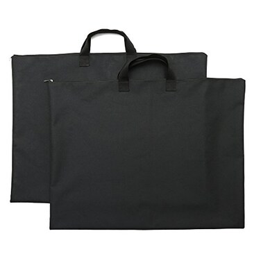 Augbunny 600D Portfolio Waterproof With Handle And Zipper For Student and Artist 2pack