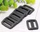 Shapenty 34 Inch 20mm Inner Length Plastic Triglide Slides Button Bulk Adjustable Webbing Triglides Slider Buckle for Belt Backpack Bags Sewing 50PCS