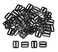 Shapenty 34 Inch 20mm Inner Length Plastic Triglide Slides Button Bulk Adjustable Webbing Triglides Slider Buckle for Belt Backpack Bags Sewing 50PCS