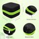 Thowapou 81 Holes Nail Drill Bit Holder Nail Bits Display Organizer Container Waterproof Portable Organizer Bag Efile Nail Bits Professional Nail File Bits Manicure Tools Green ONLY CASE
