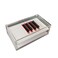 LIXIMMAZN 2 Layers Acrylic Eyelash Pallet Organizer Box Grafting Eyelash Clear Makeup Display Container for False lashes Transparent Storage Case White
