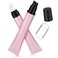 Didiseaon 2Pcs Empty Soft Squeeze Tubes 20g Essential Oil Roller Ball Tube with Ceramic Cover Pump Head for Lip Gloss
