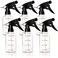 Youngever 6 Pack Empty Plastic Spray Bottles Spray Bottles for Hair and Cleaning Solutions 8oz
