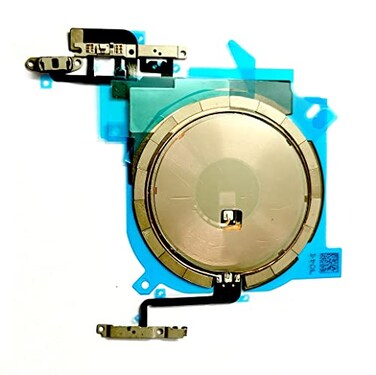 YESUN Wireless Charging Charger Panel Coil Sticker with Power Volume Button Flex Cable Replacement for iPhone 12 12 Pro