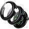 JETech Case with Screen Protector for Google Pixel Watch 3 2024 45mm Builtin 9H Tempered Glass Film Hard PC Bumper Full Coverage Protective Cover 2Pack Black