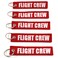 Rotary13B1 FLIGHT CREW RedWhite 5pcs Keychains