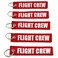 Rotary13B1 FLIGHT CREW RedWhite 5pcs Keychains