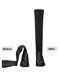 Bememo 8 Pieces Boot Shaper Form Inserts Tall Boot Support for Women and Men Black 10 Inch