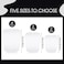 Bememo 8 Pieces Boot Shaper Form Inserts Tall Boot Support for Women and Men Transparent 8 Inch