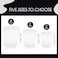 Bememo 8 Pieces Boot Shaper Form Inserts Tall Boot Support for Women and Men Transparent 8 Inch
