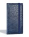 Yarnic Checkbook Cover for Personal Checkbook Checkbook Holder with Pen Holder Builtin Clear Plastic Divider for Duplicate Checks Blue