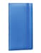 Yarnic Checkbook Cover for Personal Checkbook Checkbook Holder with Pen Holder Builtin Clear Plastic Divider for Duplicate Checks Blue