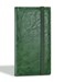 Yarnic Checkbook Cover for Personal Checkbook Checkbook Holder with Pen Holder Builtin Clear Plastic Divider for Duplicate Checks Green