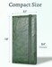 Yarnic Checkbook Cover for Personal Checkbook Checkbook Holder with Pen Holder Builtin Clear Plastic Divider for Duplicate Checks Green