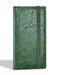 Yarnic Checkbook Cover for Personal Checkbook Checkbook Holder with Pen Holder Builtin Clear Plastic Divider for Duplicate Checks Green