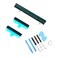 Zyh The Power On Off Volume Button Key Side Button Replacement Part for Samsung Galaxy Note 9 N960 64 Inch with Tool kit Black