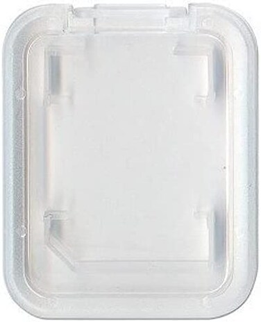 eTECH Collection Clear Plastic SDSDHCSDXCSecure Digital Memory Card Case Holder Compatible for SanDiskKingstonTranscendSamsung Memory Card 10 Pack
