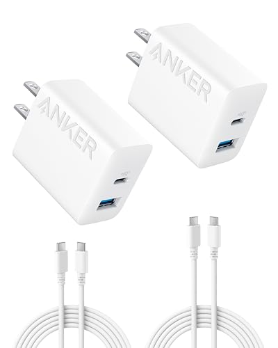 anker Anker iPhone Charger 2pack Fast Usb C Charger Block usbc 20W