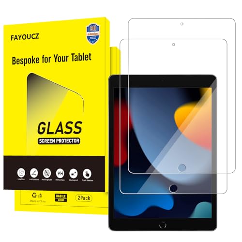 Fayoucz Fayoucz Tempered Glass Screen Protector For iPad 9th 8th 7th Generation 10