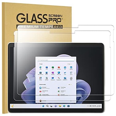 KEANBOLL 2Pack Tempered Glass Screen Protector for Microsoft Surface Pro 11 Surface Pro 10 Surface Pro 9 13 inch Case Friendly Bubble Free Ultra HD