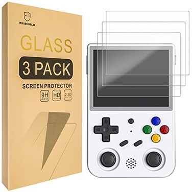 Mr.Shield MrShield Screen Protector For Anbernic RG353V RG353VS Tempered Glass 3Pack Japan Glass with 9H Hardness Screen Protector