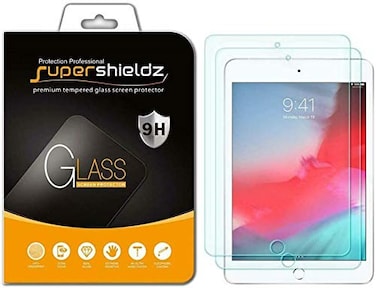 Supershieldz 2 Pack Designed for Apple iPad Mini 5 2019 and iPad Mini 4 Tempered Glass Screen Protector Anti Scratch Bubble Free