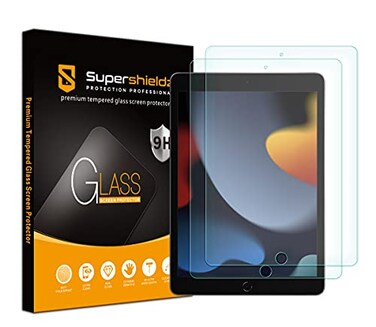 Supershieldz 2 Pack Designed for iPad 102 inch 9th8th7th Generation 202120202019 Screen Protector Tempered Glass Anti Scratch Bubble Free