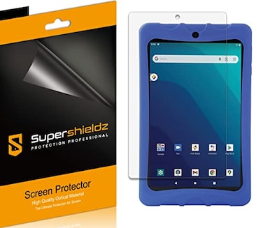 Supershieldz 3 Pack Designed for Onn Kids Tablet 8 inch Screen Protector High Definition Clear Shield PET