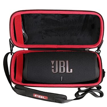 FBLFOBELI Hard Carrying Case for JBL Charge 4 Charge 5 Waterproof Bluetooth Speaker Protective Bag with Shoulder Strap