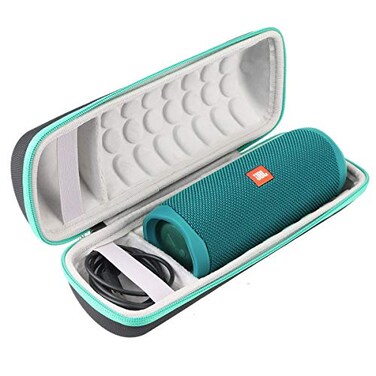 khanka Hard Travel Case Replacement for JBL Flip 756 Waterproof Portable Bluetooth Speaker Teal