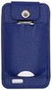 SNK Fitted Leather Case WScreen Protector pocket For Dexcom G7 G6 Receiver Retail packaging includes Lanyard DBlue