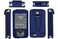SNK Fitted Leather Case WScreen Protector pocket For Dexcom G7 G6 Receiver Retail packaging includes Lanyard DBlue