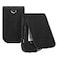 MEDMAX PU Leather Protective Case for Freestyle Libre 3 2 Libre Reader Lightweight Shockproof Diabetic Storage Carrying Case with Carabiner Clip and Handle Black