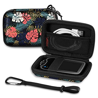 MEDMAX Hard Shell Protective Case for Freestyle Libre 3 2 Libre Reader Lightweight Shockproof Diabetic Storage Carrying Case with Clip and Handle ZLeaves